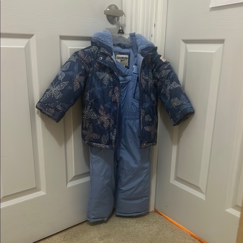 OshKosh B'gosh Blue Puffer Jacket for Cold Weather
